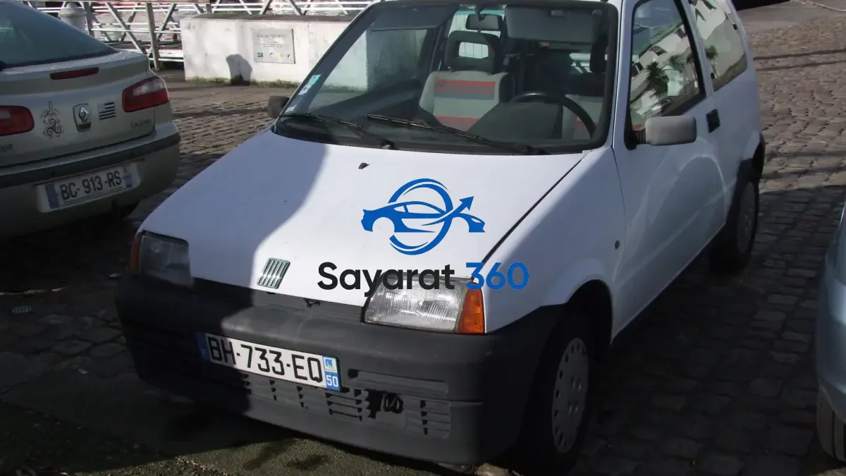 فيات سينكويسينتو 1993 لون ابيض