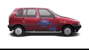 فيات أونو 2001 Side View